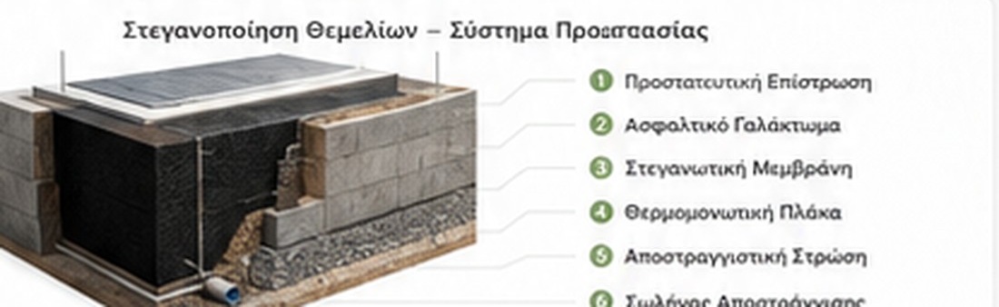 Στεγανοποίηση θεμελίων